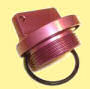 anodized oil reservoir cap