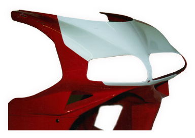 red ducati fairing top
