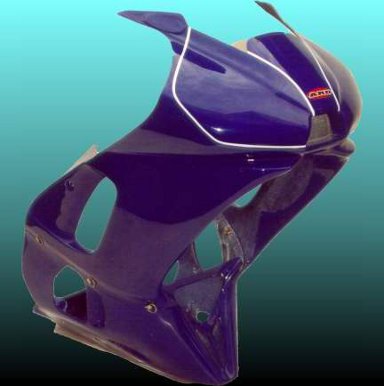 yamaha r6 fairing in blue by ard racing