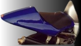 yamaha r6 seat tail unit in blue by ard racing